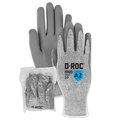 Magid DROC GPD282 15Gauge Polyurethane Palm GlovesCut Level A2 ShrinkWrapped for Vending Use SW-GPD282-10